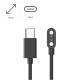 HAMA Заряден кабел за смарт часовници, с магнитно зареждане, USB-C, 60 см, черен