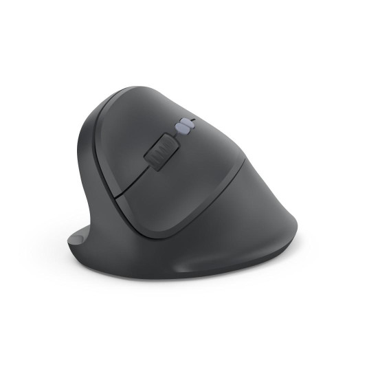 Hama “EWM-500L” Vertical, Ergonomic Left-Handed Mouse, Radio, 7 Buttons, black