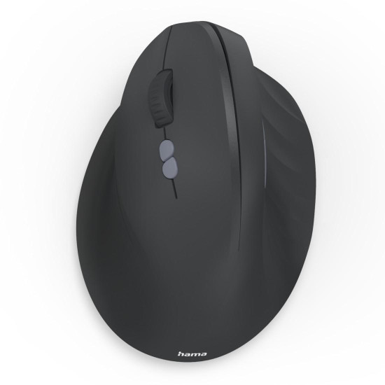Hama “EWM-500L” Vertical, Ergonomic Left-Handed Mouse, Radio, 7 Buttons, black