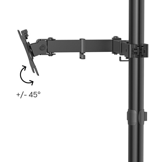 Hama Monitor Mount, Height-adjustable, Swivel/Tilt, Pull-out, 13