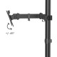 Hama Monitor Mount, Height-adjustable, Swivel/Tilt, Pull-out, 13