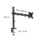 Hama Monitor Mount, Height-adjustable, Swivel/Tilt, Pull-out, 13
