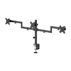 Hama Monitor Mount, 3 Monitors, Height-adjustable, Swivel/Tilt, 13