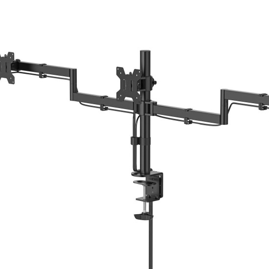 Hama Monitor Mount, 3 Monitors, Height-adjustable, Swivel/Tilt, 13