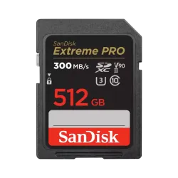 SanDisk Memory card Extreme Pro SDXC 512GB, 300MB/s, V90 UHS-II
