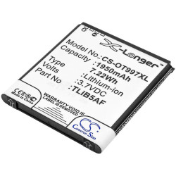 Mobile battery  ALCATEL LinkZone MW40, MW40  CAB32E0000C1 LiIon 3,7V 1950mAh CAMERON SINO