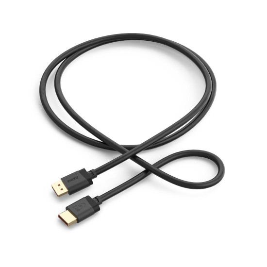 Hama DisplayPort Cable, DP 2.1, Ultra-HD 8K, 40 Gbit/s, 2 m