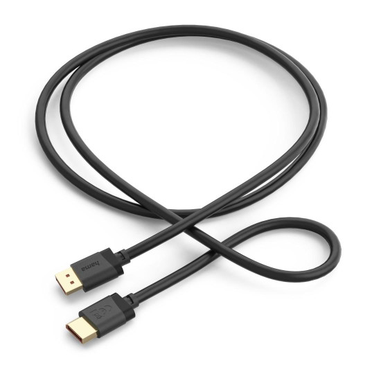Hama DisplayPort Cable, DP 2.1, Ultra-HD 8K, 40 Gbit/s, 2 m
