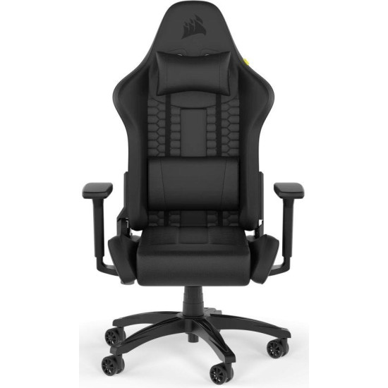 Gaming Chair Corsair TC100 RELAXED - Leatherette Black/Black