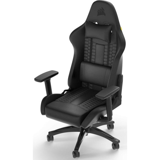 Gaming Chair Corsair TC100 RELAXED - Leatherette Black/Black