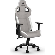 Gaming chair Corsair T3 RUSH - Fabric Grey/White