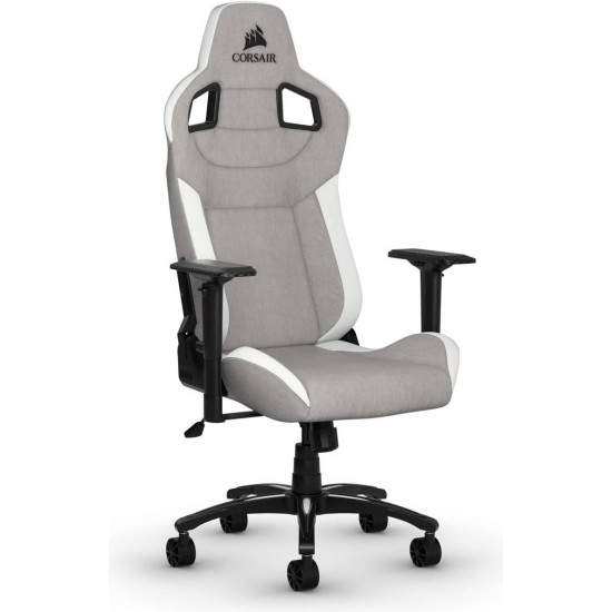 Gaming chair Corsair T3 RUSH - Fabric Grey/White