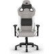 Gaming chair Corsair T3 RUSH - Fabric Grey/White