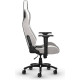 Gaming chair Corsair T3 RUSH - Fabric Grey/White