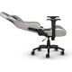 Gaming chair Corsair T3 RUSH - Fabric Grey/White
