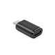 Hama Adapter, USB-C Socket - Micro-USB Plug, 3 Pcs, black