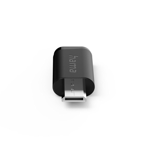 Hama Adapter, USB-C Socket - Micro-USB Plug, 3 Pcs, black
