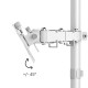 Hama Monitor Mount, 2 Monitors, Height-adjustable, Swivel/Tilt, 13