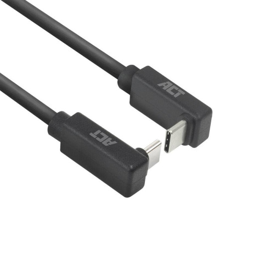 ACT Cable USB-C 10Gbps, 60W, 1m, 90° up/down angled connectors