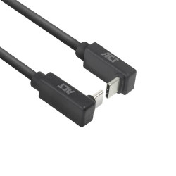 ACT Кабел USB-C 10Gbps, 60W, 0.5м, конектори на 90° up/down angled