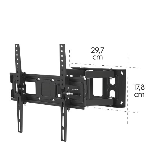 Hama TV Wall Bracket, Swivel, Tilt, Pull-out, 191 cm (75”), up to 40 kg