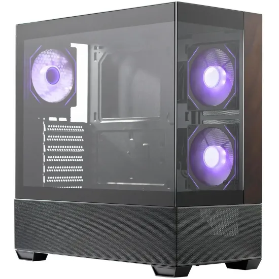 Case CoolerMaster Elite 690 Wood - Black