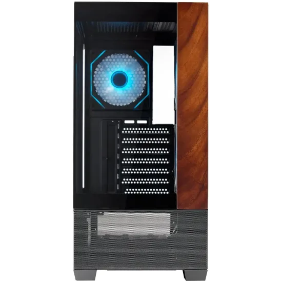 Case CoolerMaster Elite 690 Wood - Black
