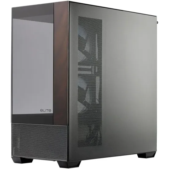 Case CoolerMaster Elite 690 Wood - Black