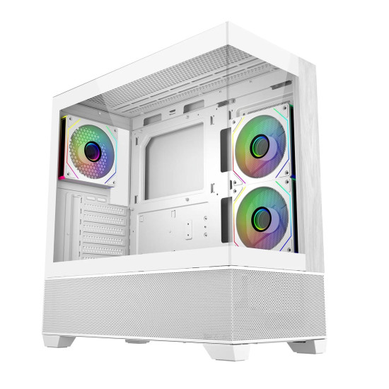 Case CoolerMaster Elite 690 Wood - White