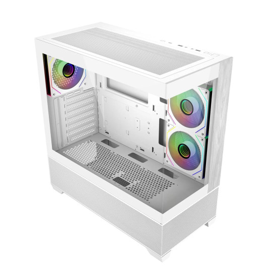 Case CoolerMaster Elite 690 Wood - White