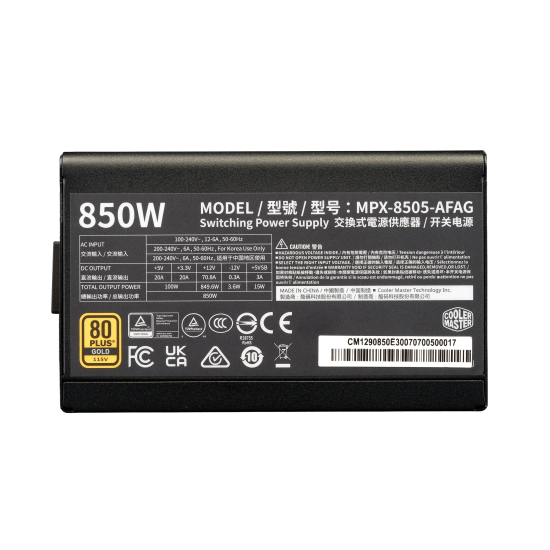 Power Supply Cooler Master Elite Gold 850W ATX 3.1