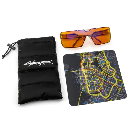 Computer glassess GUNNAR Cyberpunk 2077 Dex - Amber Max - Steel