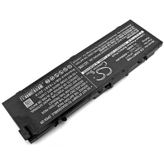Laptop Battery for DELL Precision 15 7000, Precision 7510, 7520  0FNY7 LiIon 11.1V 6400mAh CAMERON SINO