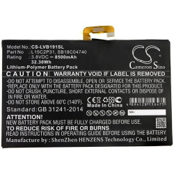 Laptop Battery for Lenovo YB1-X90F, Yoga Book YB1, Yoga Book YB1-X90F LiPo 3.8V 8500mAh CAMERON SINO