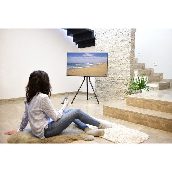 Hama TV Stand, Free-standing Easel, Height-adjustable, 191 cm (75