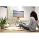 Hama TV Stand, Free-standing Easel, Height-adjustable, 191 cm (75