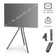 Hama TV Stand, Free-standing Easel, Height-adjustable, 191 cm (75