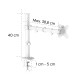 Hama Monitor Mount, Height-adjustable, Swivel/Tilt, Pull-out, 13