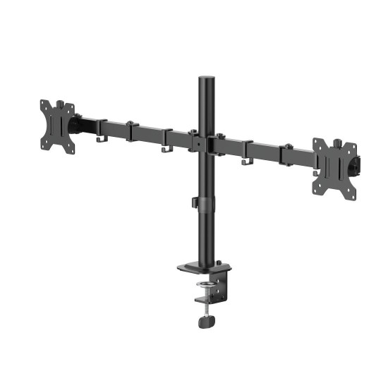 Hama Monitor Mount, 2 Monitors, Height-adjustable, Swivel/Tilt, 13