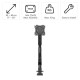 Hama Monitor Mount, Gas Spring, Height-adjustable, Swivel/Tilt, 17