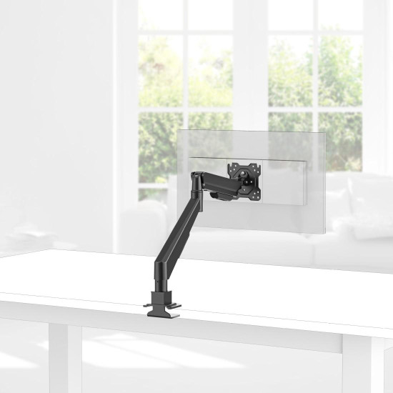 Hama Monitor Mount, Gas Spring, Height-adjustable, Swivel/Tilt, 17