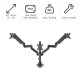 Hama Monitor Mount, 3 Monitors, Gas Spring, Fully Mobile, 17