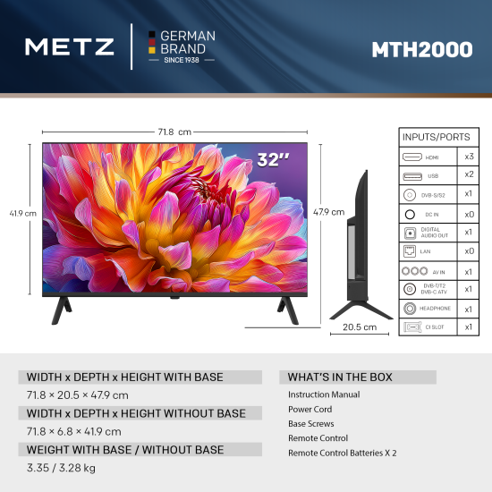 METZ Телевизор 32