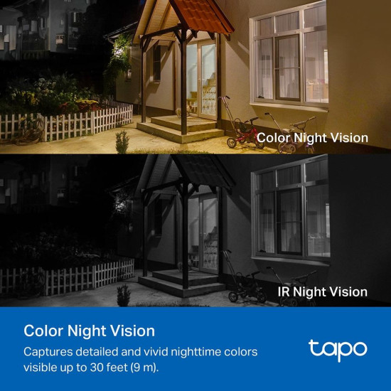 TP-Link Tapo C410 - Smart Wire-Free Indoor/Outdoor Security Camera 4-Pack