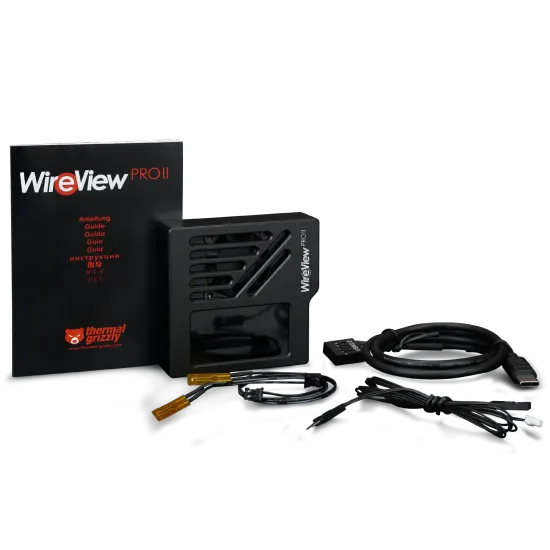 Датчик за видеокарта Thermal Grizzly WireView Pro II GPU 12V-2x6 - Black
