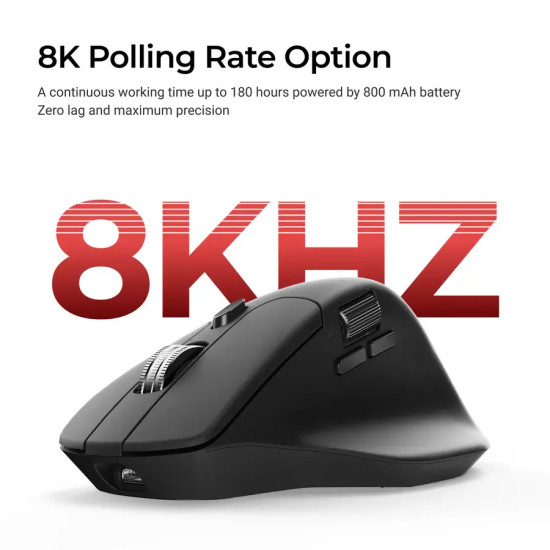 Wireless Mouse Keychron M6S-A23 8000Hz - Black