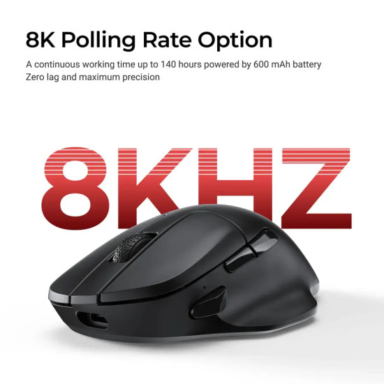 Wireless Mouse Keychron M7-A23 8000Hz - Black
