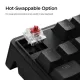 Геймърска Механична клавиатура Keychron C3 Pro 8K QMK - Super Red Switch, Hot-Swappable, RGB