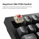 Безжична механичка клавиатура Keychron V6 Ultra 8K - Silk POM Switch Banana