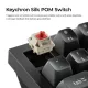 Wireless Mechanical Keyboard Keychron Q1 Ultra 8K Black - Silk POM Switch Red